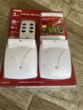 Prime Indoor Wireless Outlets w/ Remote Control 3 Pack #0357408 HLRC23PK - NEW