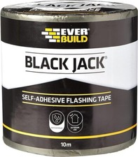 Everbuild Black Jack Strong Self Adhesive Flashing Tape 150mm x 10m