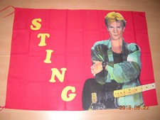 STING - THE POLICE - Flagge 130 cm x 96 cm - Rarität (rare flag)