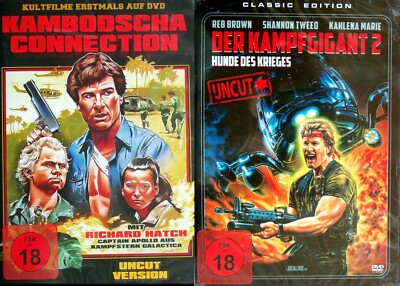Cambodscha Connection / Der Kampfgigant 2   Hunde des Krieges (1985/88, DVD)