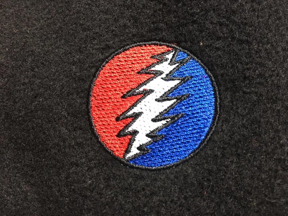 Chaqueta polar de poliéster con cremallera completa bordada Grateful Dead Steal Your Face   Foto 4 de 4