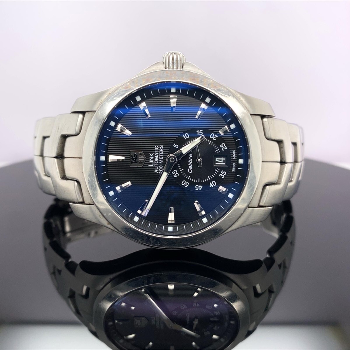 Tag Heuer Link Caliber 6 WJF211A 39mm Automatic Men's Watch $2600