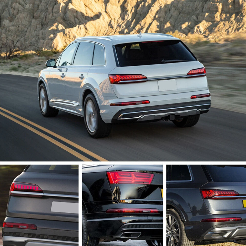 For Audi Q7 2016-2020 Left Rear Bumper Stop Lamp Light Reflector 4M0945095A - Image 4 of 4