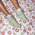 Barbie / Integrity Fashion doll Light Green Bobby lace cut Socks ~ Cute ~ New 💐