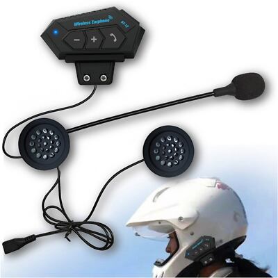 Motorcycle Helmet Headset BT-12 Wireless Bluetooth Headphone