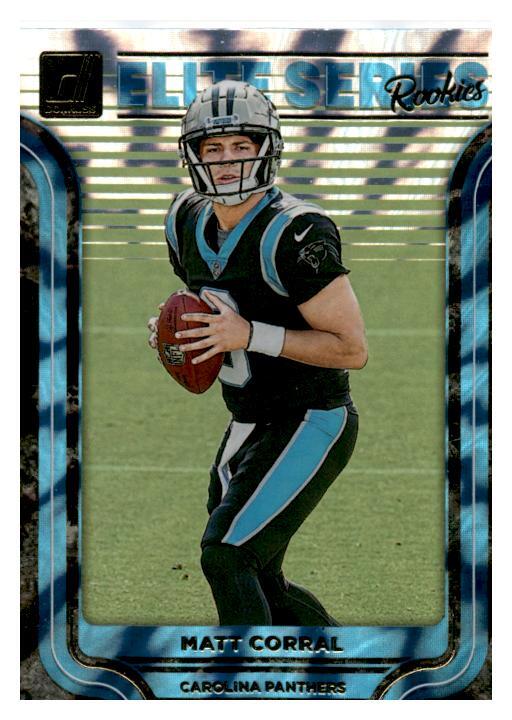 2022 Donruss #ESR-2 Matt Corral The Elite Series Rookies Carolina Panthers
