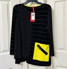 IC Collection Round Neck 3/4 Sleeve Tunic, Si...