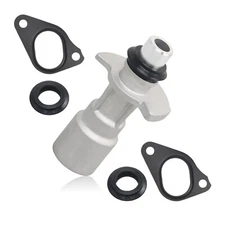 Quality Water Pump Oil Cooler Inlet Connector for 2010-16 Land Rover LR4 3.0L