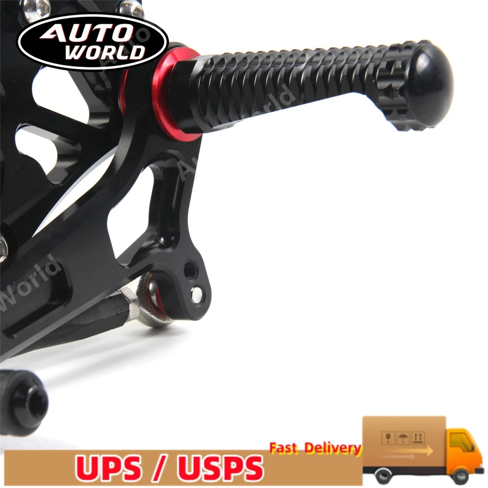 Reposapiés reposapiés para Kawasaki Ninja ZX-6R 2010 2011 2012 2013 carreras Foto 4 de 4