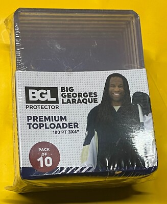 BGL 180pt Toploaders for VERY THICK Standard Size Cards Pack of 10