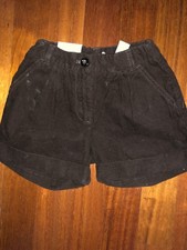 J.CREW CREW CUTS CORDOROY GIRL'S SHORTS BROWN SZ 8 NWT 34
