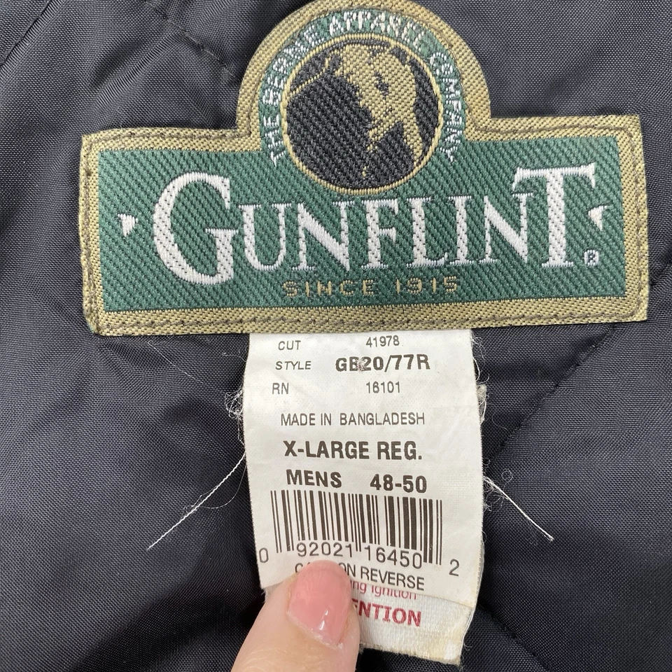 Gunflint Berne Bibs Men's XL Realtree Hardwood Camo Quilt Lined Hunting Overalls - Image 4 of 4