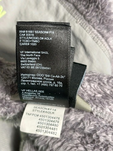 The North Face Fleece Jacket Youth Girls Size XL (18) Gray Full Zip Super Soft - Picture 5 of 11