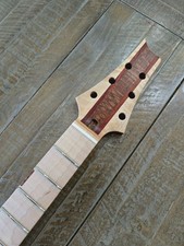 Guitar Neck, Flame Maple on Flame Maple, Paduak and Leopardwood