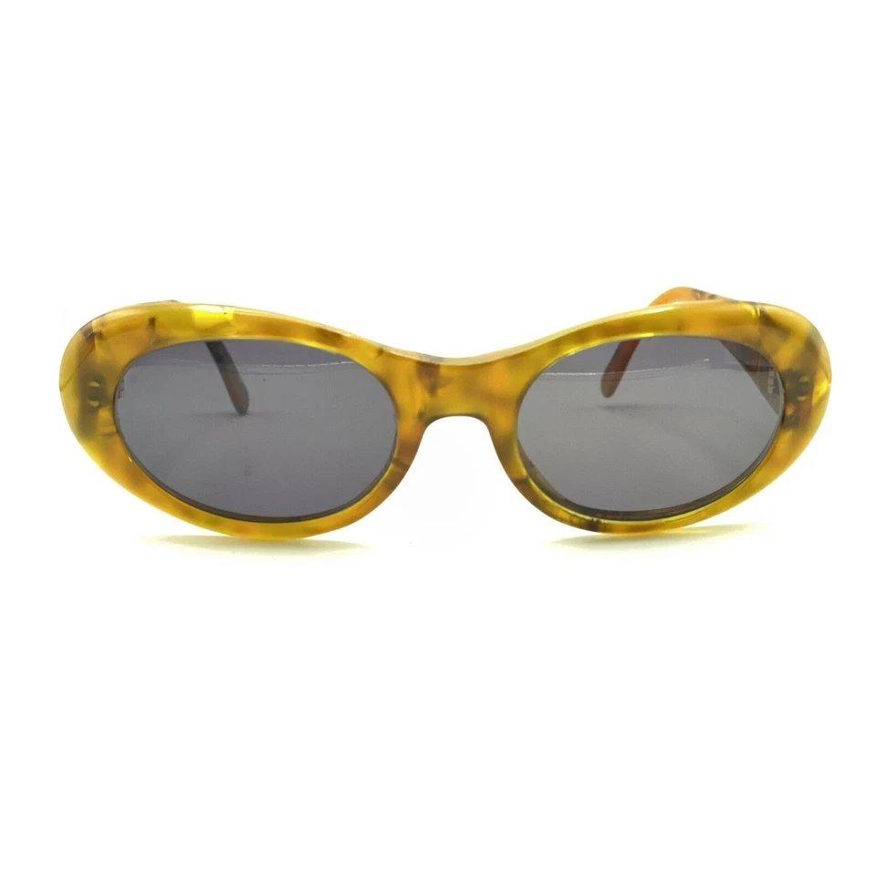 Bvlgari 804 521 Brown Tortoise Oval Sunglasses Black Lens 140 Italy Women - Image 2 of 4