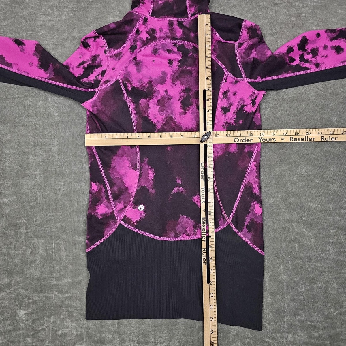 Lululemon Jacket Womens 6 Pink Purple Black Define Full Zip Hooded
