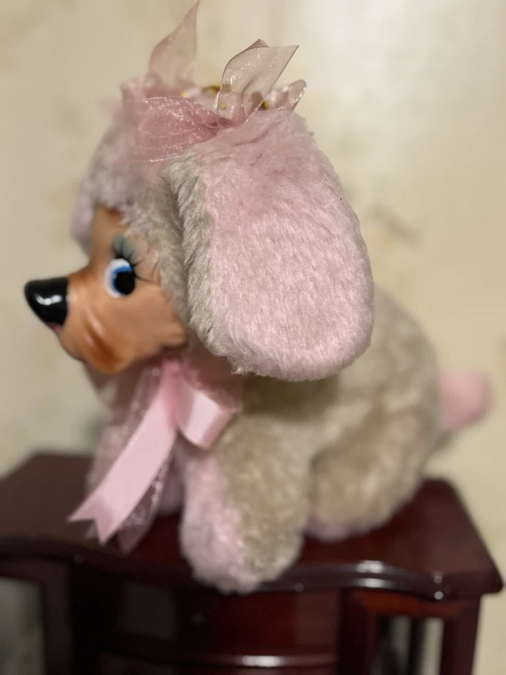 Vintage Rubber Face Plush Puppy Dog - Image 3 of 4