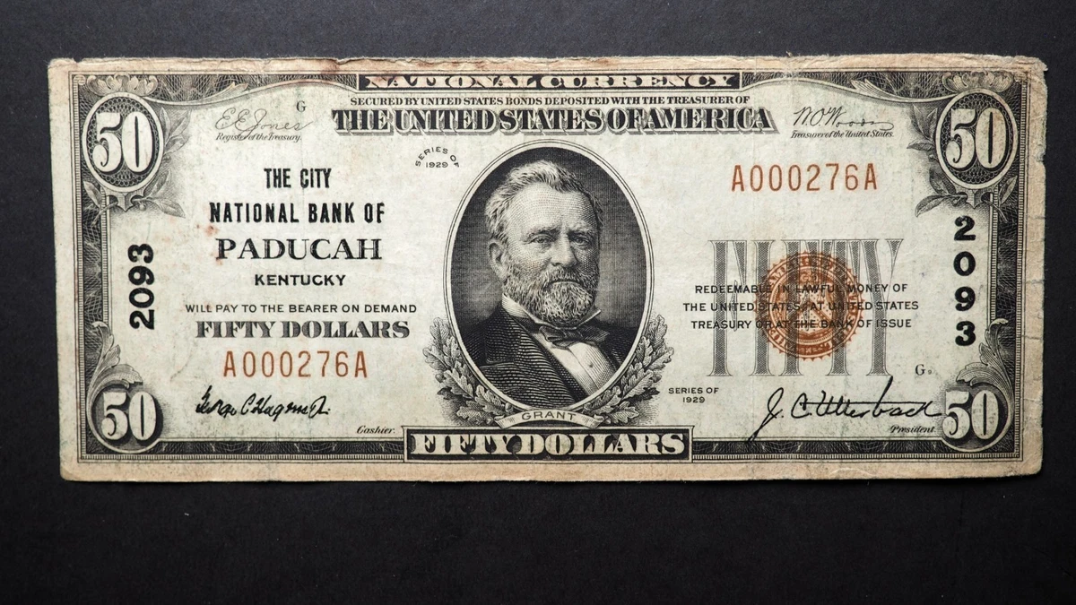 Uncertified US National Banknotes for sale | eBay