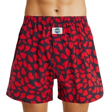 D.E.A.L International Boxershorts mit Herzen & Kussmünder Motiv