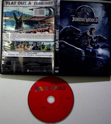Jurassic World DVD 2015 Chris Pratt Bryce Dallas Howard Bonus Features