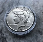1935 SILVER PEACE DOLLAR IN BU CONDITION.