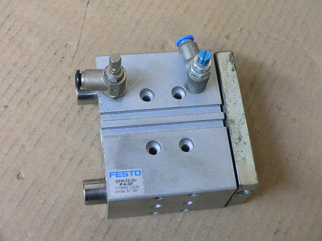 Festo Dfm-25-30-P-A-Gf Pneumatic Linear Actuator Slide Festo Dfm-25-30-P-A-Gf