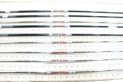 True Temper Binary Regular 41'' 9p Iron Shaft Set Uncut .370 1876