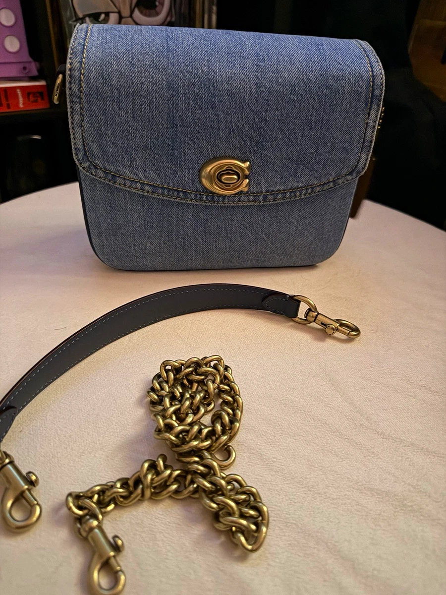 Coach Denim Exterior Crossbody Bags & Handbags for Women for sale