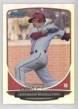 2013 Bowman Draft Draft Picks Chrome Refractor Brennan Middleton #BDPP73 0ed