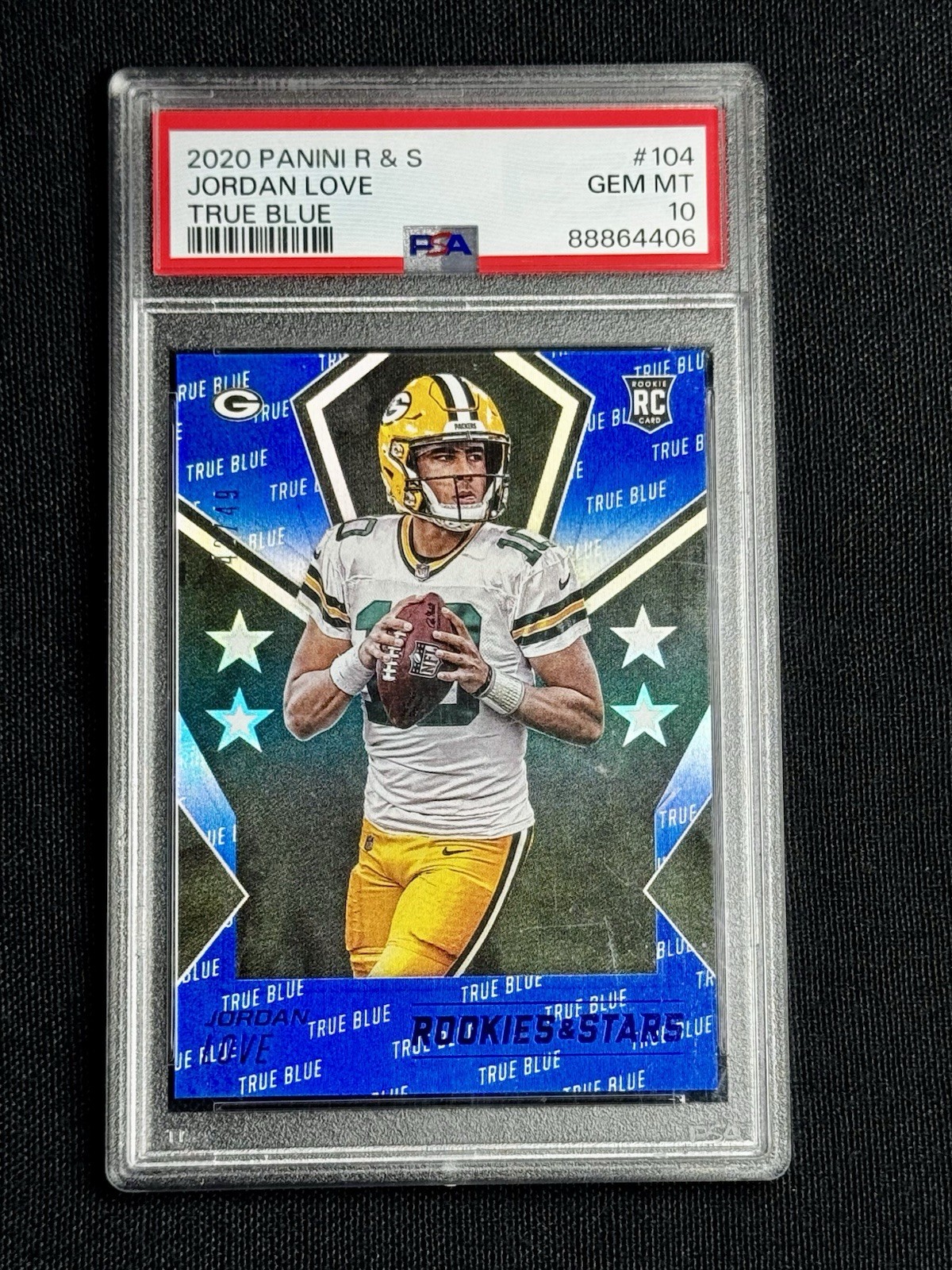 ‼️ONLY 2 EXIST‼️2020 Panini R & S Jordan Love True Blue #104 RC 42/49 Packers