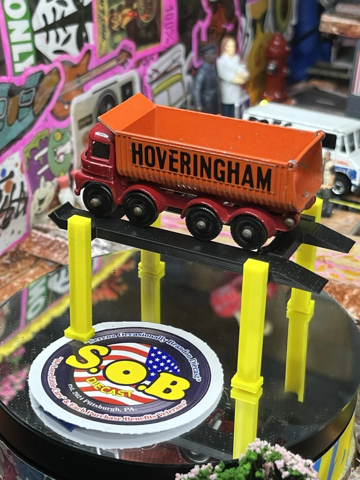 Camión de volteo Lesney Matchbox 1963 Hoveringham volquete n.º 17 usado excelente estado Foto 2 de 4