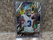 2025 Panini Select George Pickens Zebra Prizm #197 Cowboys CASE HIT SSP RARE🔥