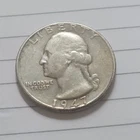 1947-D WASHINGTON QUARTER (VF)