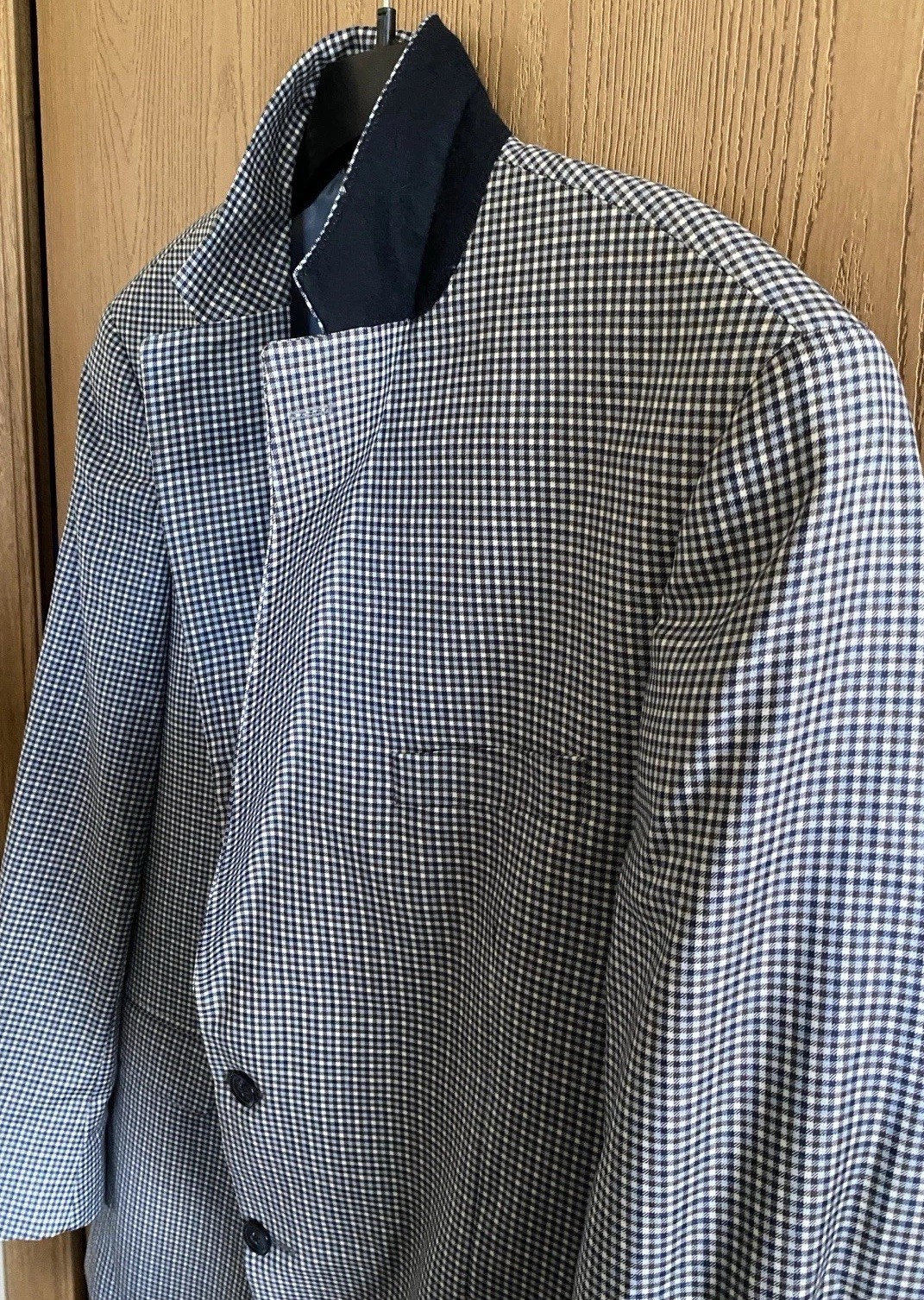 PETER MILLAR Multi Tiny Check Wool Blazer / Sport… - image 4