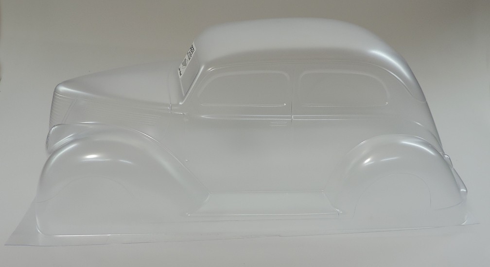 10279 - 1/10 PARMA '37 FORD 2 Door Sedan CLEAR RC CAR BODY Street