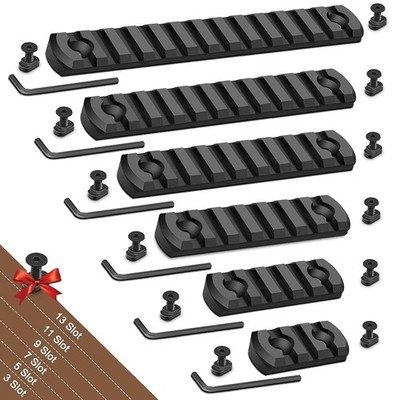Bontok Single Picatinny Aluminum Accessory Rail Set 3 5 7 9 11 13 Slotsorner