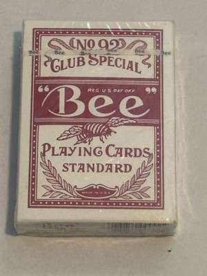 Vintage Bee Playing Cards Standard No. 92 Club Special