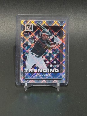 2022 Panini Donruss #T-8 O'Neil Cruz Rookie Trending Diamond Pittsburgh