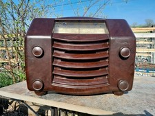 Vintage Retro G.E.C. BC4940 Bakelite Valve Table Radio, 1949 Display Collector 