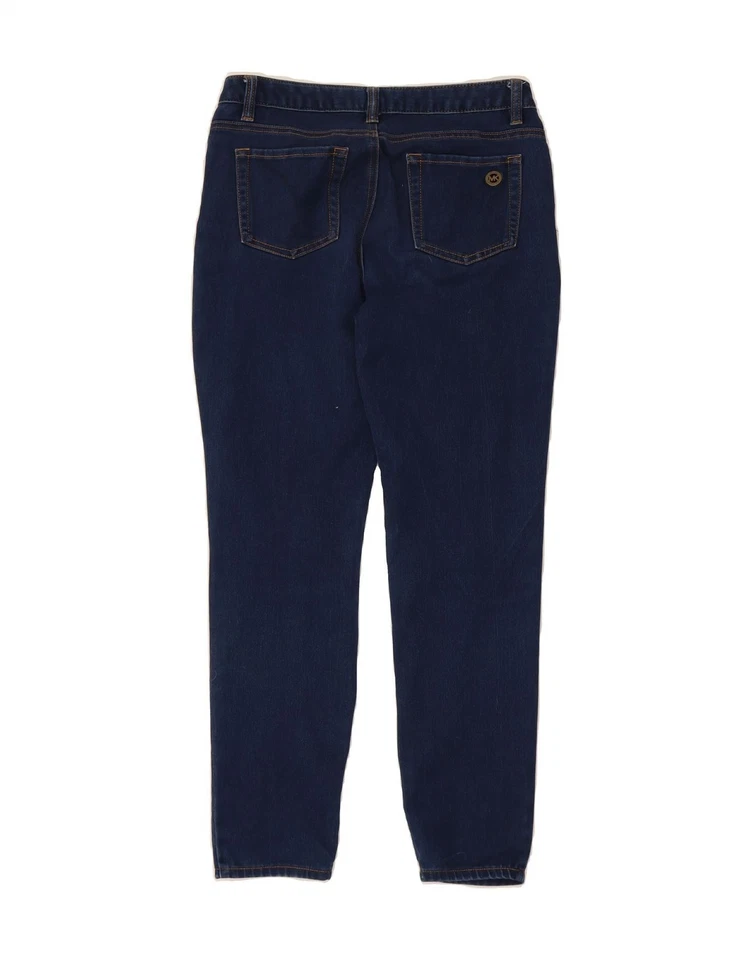 MICHAEL KORS Womens Slim Jeans US 4 Small W31 L28 Navy Blue Cotton OX10 — 第 2/3 张图片