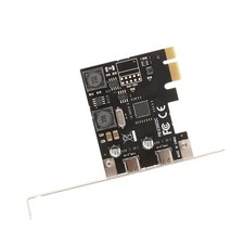 PCI E Type C Expansion Card 2 Ports 5Gbps USB C PCI Express Controller
