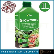 VITAX GROWMORE GENERAL PURPOSE FERTILISER STRONG HEALTHY GROWTH 1LITRE MAKES300L 9.99 per litre