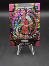 2025 Panini Prizm WNBA Sonia Citron RC Pink Pulsar Kaleidoscopic #/75 Mystics