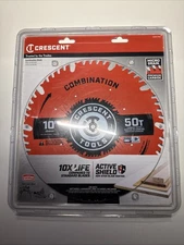 Crescent 10" x 50-Tooth Combination Circular Saw Blade CSBCM-1050