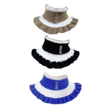 Winter Neck Warmer Lightweight Decorative Women Lady for Camping Gift Street