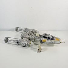 Star Wars Gold Y Wing + R5-F7 Figure Hasbro 30th Anniversary