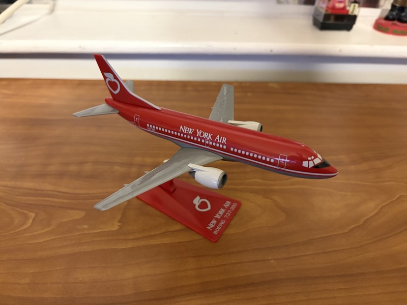 1:200 New York Air Model Airplane 737 (6 inches Long)