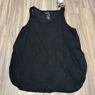 NWT Good hYOUman tank women sz M side slit black