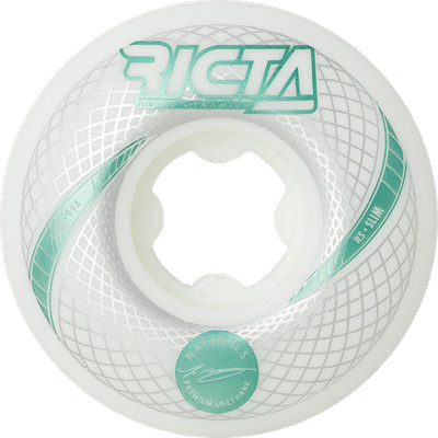 RICTA MCCOY VORTEX NATURALS SLIM 54MM 99A WHT WHEELS SET