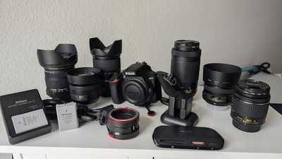 Nikon DSLR D3500 + SIGMA, TAMRON & Nikon Lenses + Peak Design Accessories